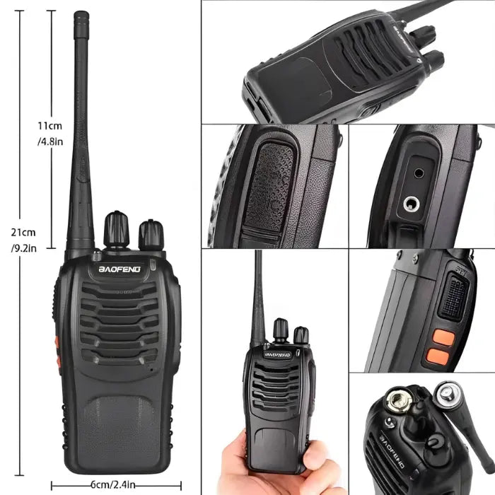 Voice Talkie™ - Kit Completo profesional de Radio Comunicación Inalámbrica de Largo Alcance