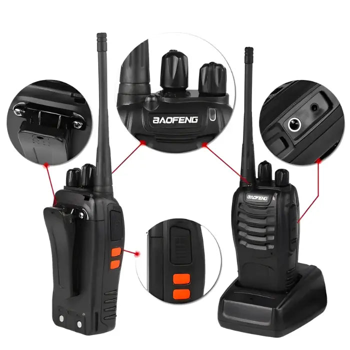Voice Talkie™ - Kit Completo profesional de Radio Comunicación Inalámbrica de Largo Alcance