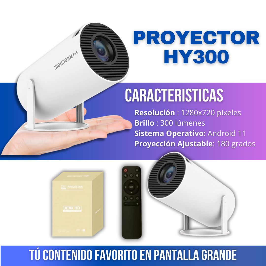 PROYECTOR HY300 CON HDMI